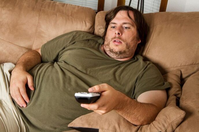 a inactividade física e a obesidade como causa da prostatite