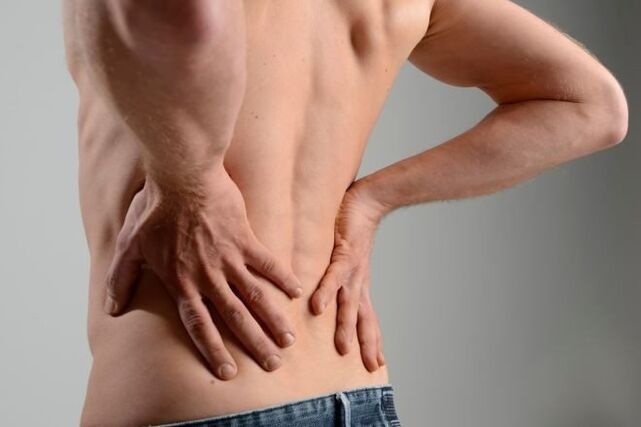 dor nas costas con prostatite