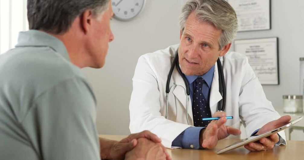 ver a un médico para prostatite conxestiva
